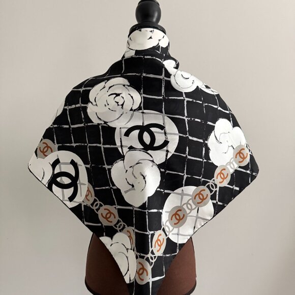 New Chanel Silk Scarf - Picture 6 of 16